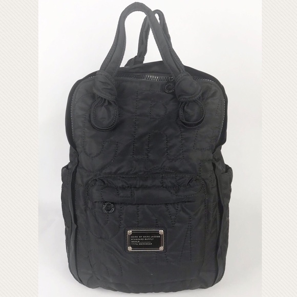 Marc Jacobs Handbags - Marc Jacobs Quilted Black Backpack